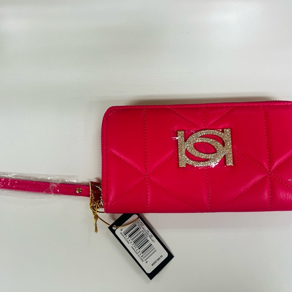 Pink Quilted Wallet